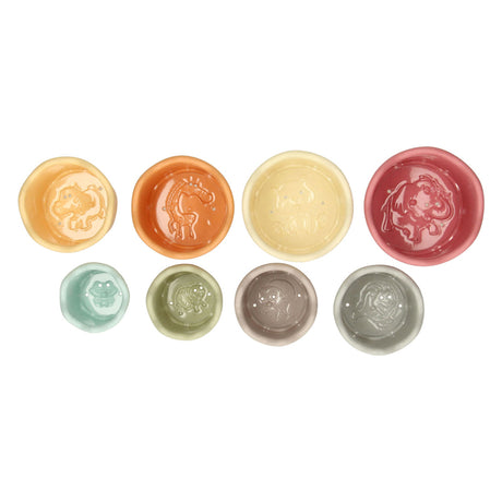 Stapelbekers pastel