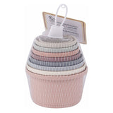 Lobbes waterval bekers pastel, 8dlg.