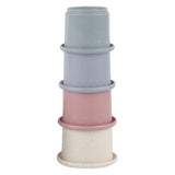 Stapelbekers pastel, 4dlg.