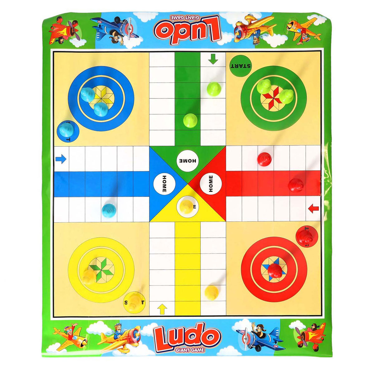 Snakes Ludo Bordspel Dubbelzijdig