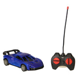 Rc racewagen blauw zwart bestuurbare auto