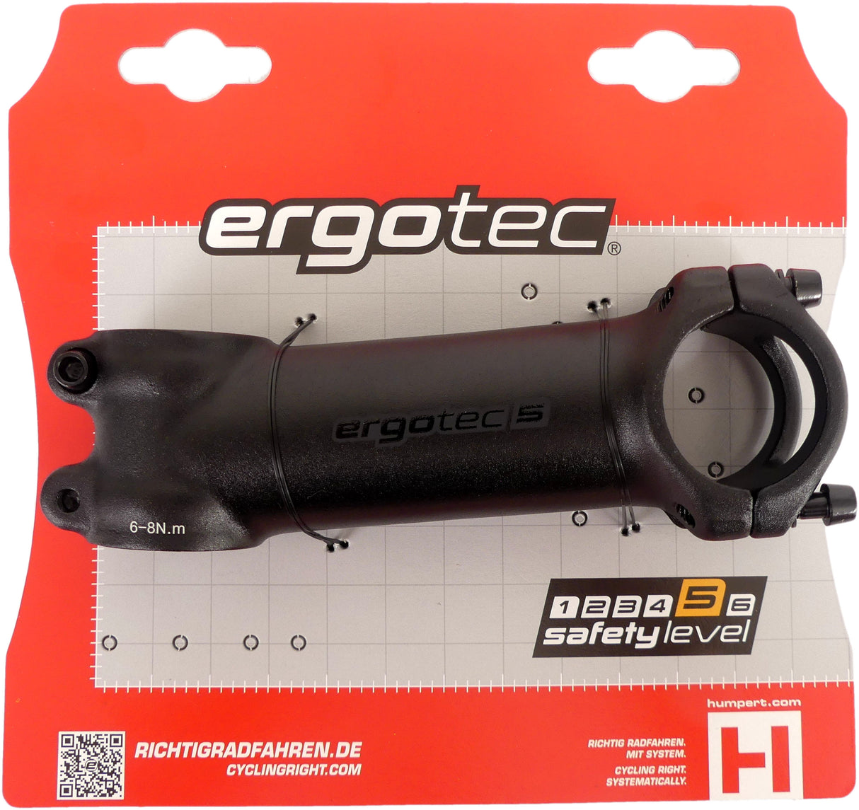 Ergotec Voorbouw Shark 31.8Mm 110Mm Zwart