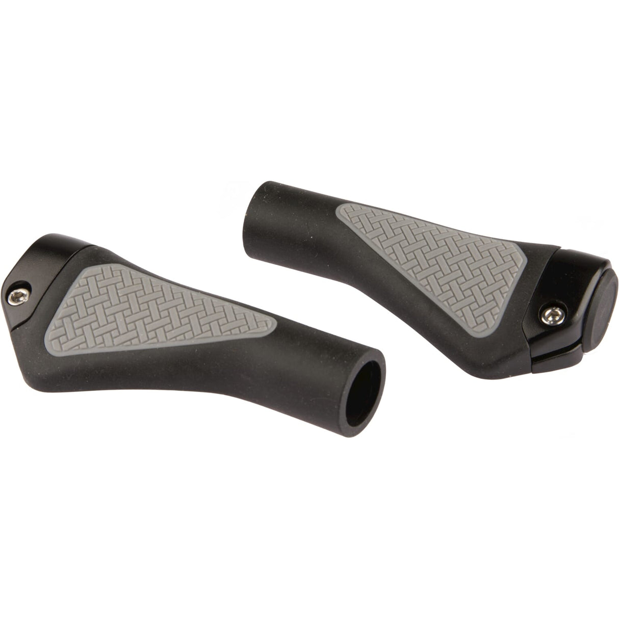 Mirage Fiets Handvatten - Ergonomisch, Zwart Grijs, 132mm