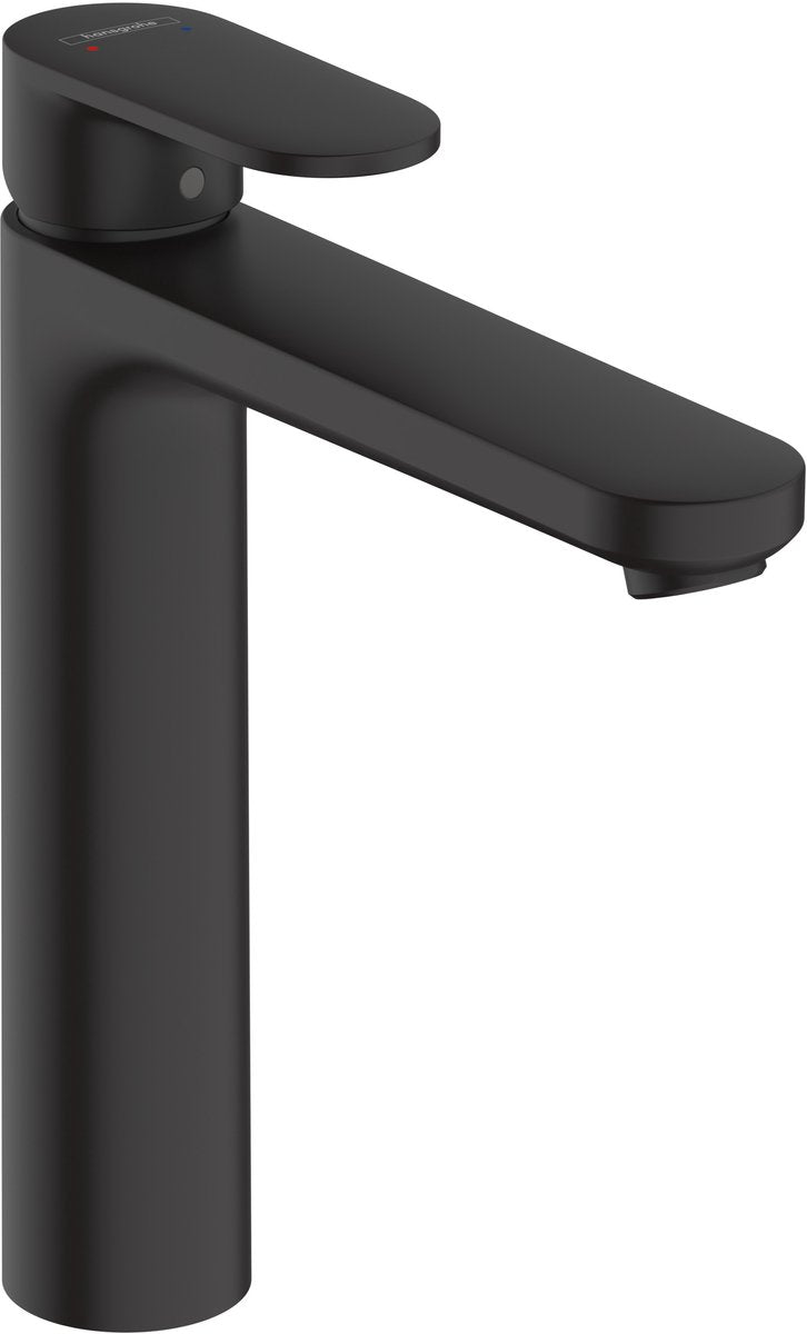 Hansgrohe vernis blend - wastafelmengkraan - ééngreeps bediening - zonder waste - 190mm maat - mat zwart