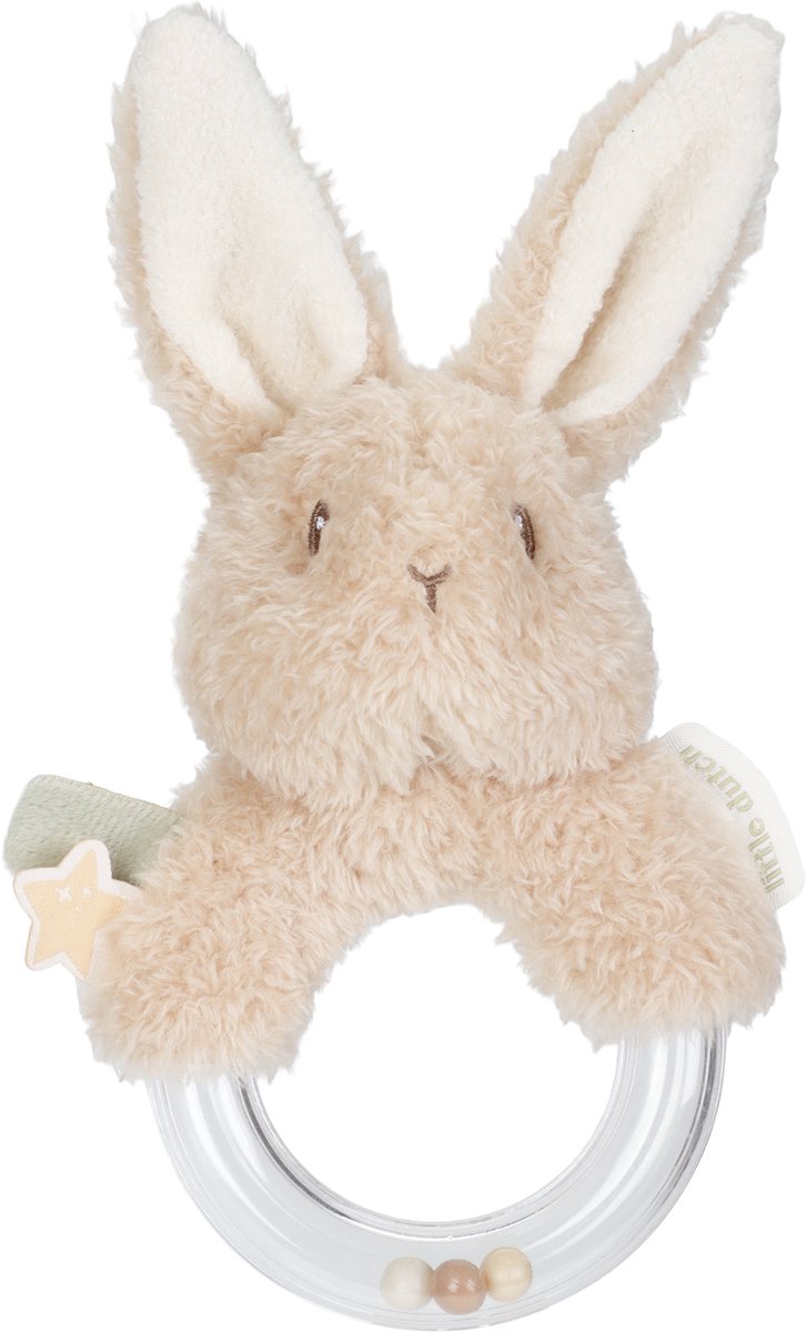 Little dutch ringrammelaar baby bunny newborn naturals