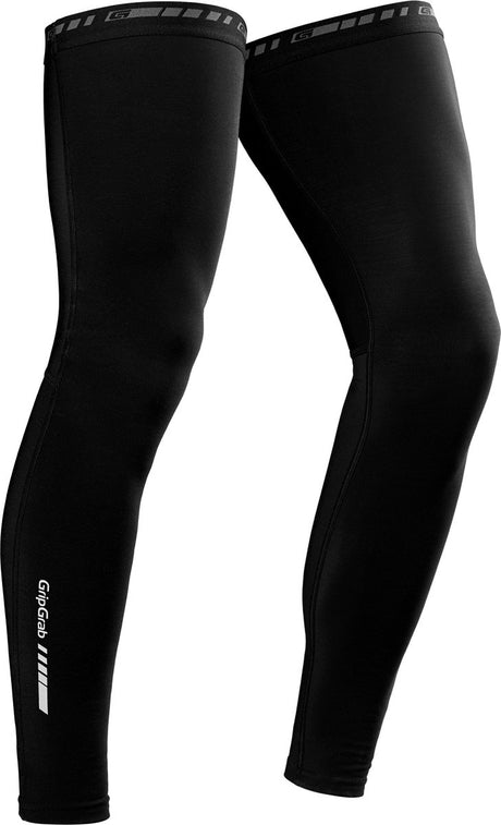 Gripgrab - classic thermal leg warmers winter fiets beenstukken wielrennen beenwarmers - zwart - unisex - maat l