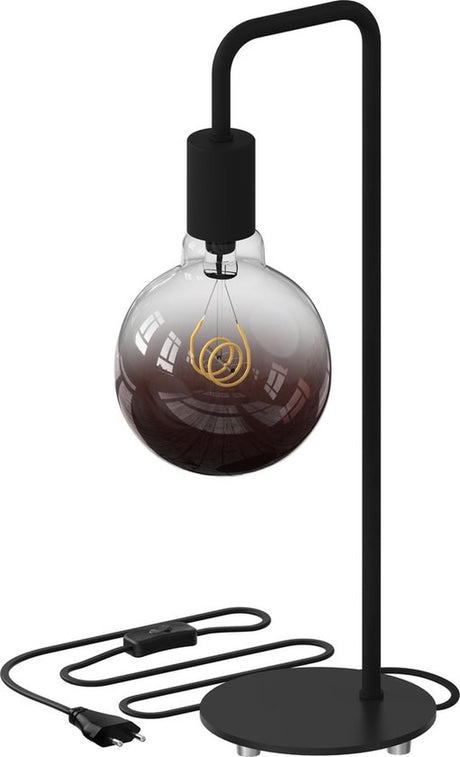Calex u-line tafellamp - industrieel - e27 fitting - zwart - excl. lichtbron