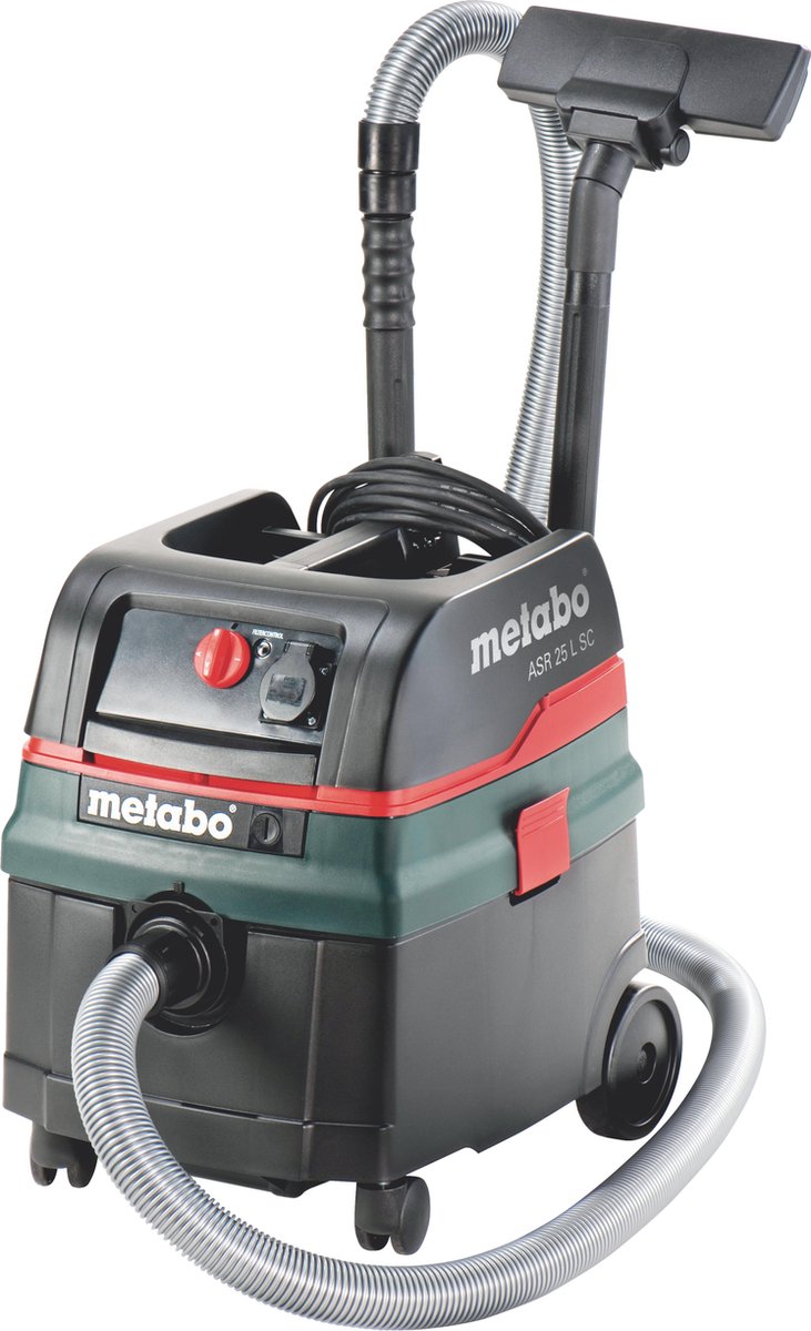 Metabo asr 25 l sc - universele stofzuiger - 1400 w - selfclean - 25 l