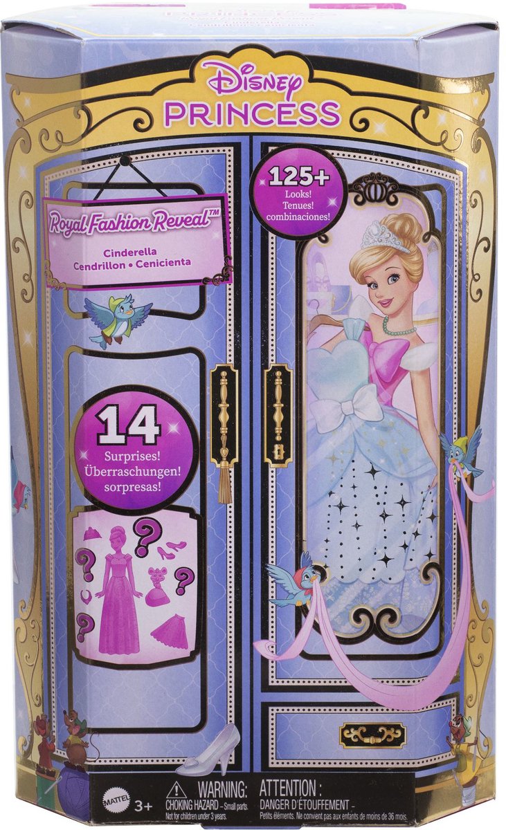 Disney princess royal fashion reveal - cinderella - barbiepop