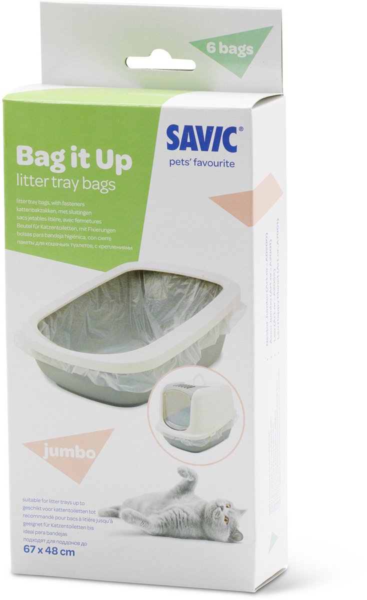 Savic bag it jumbo kattenbakzak voor nestor jumbo aseo jumbo leo