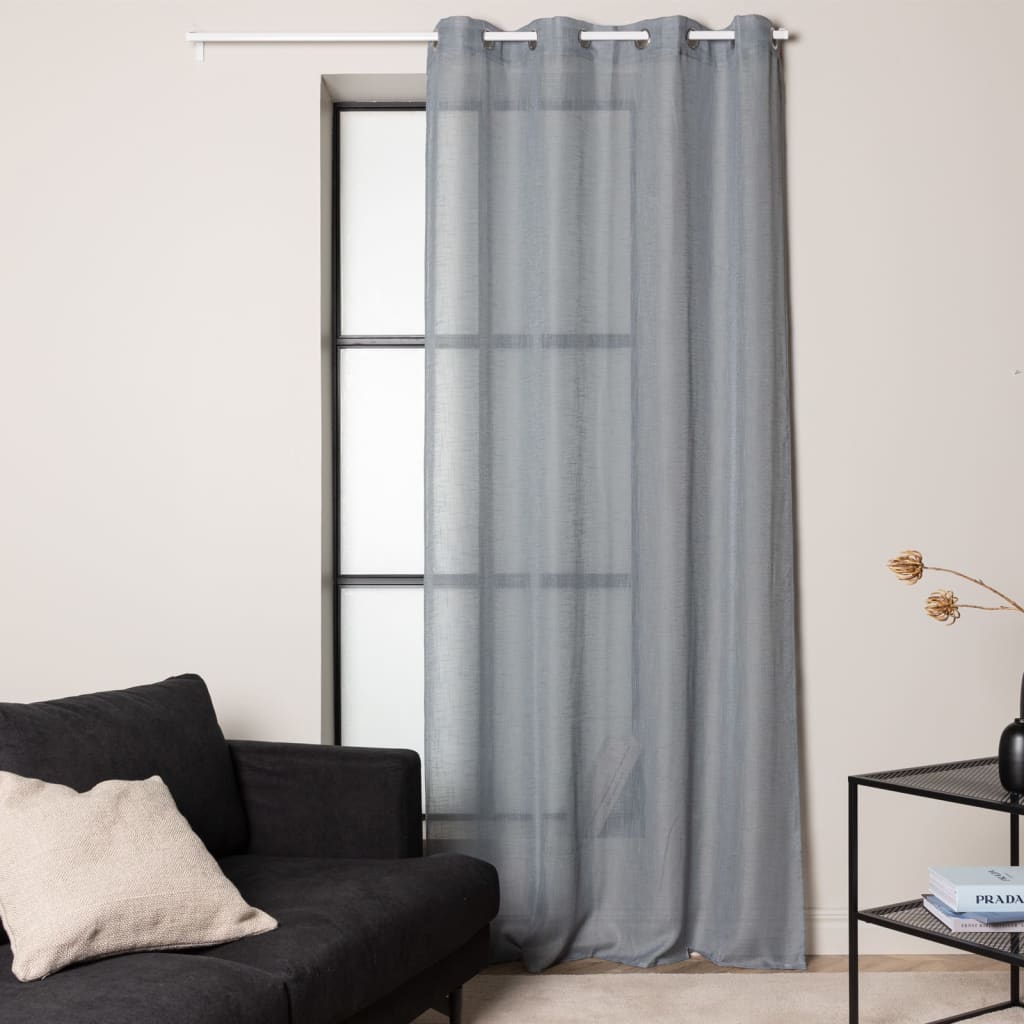 Venture home venture home gordijn kaya 240x140 cm polyester lichtgrijs