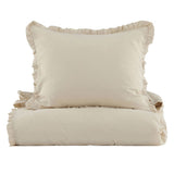 Venture home dekbedovertrek lias 200x150 cm katoen beige