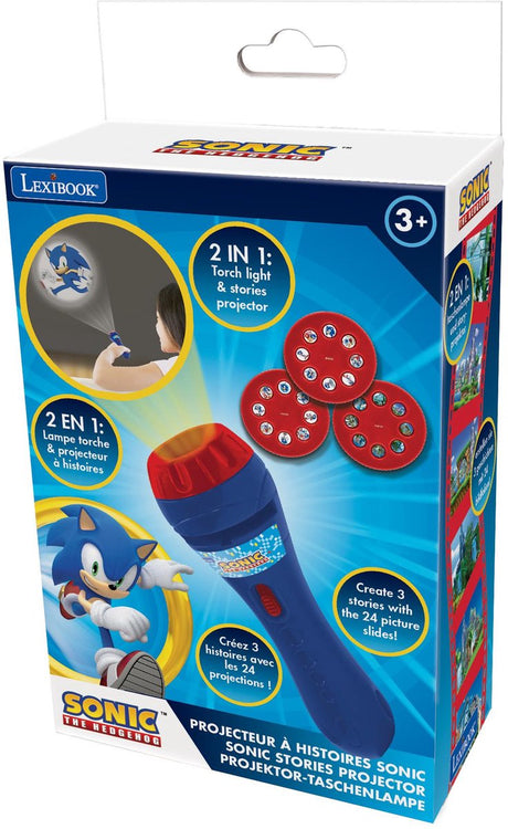 Lexibook sonic verhalenprojector en zaklamp