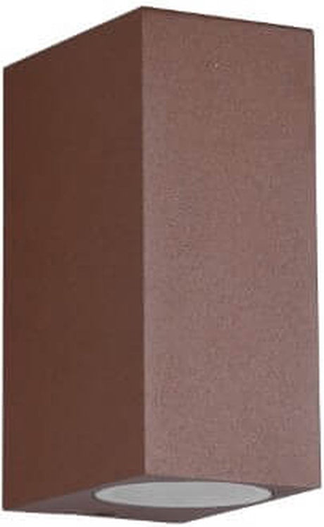 Trio roya - wandlamp - roestkleur - excl. 2x gu10 4,9w - buitenverlichting - ip44