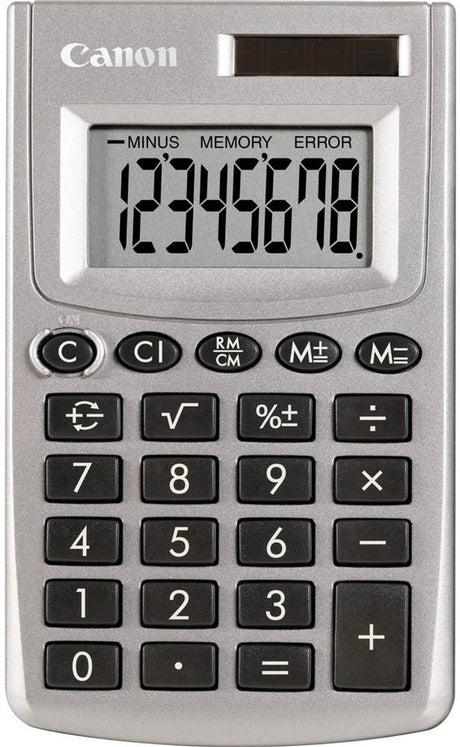 Canon ls-270l zakrekenmachine zilver aantal displayposities: 8 werkt op zonne-energie, werkt op batterijen (b x h x d)