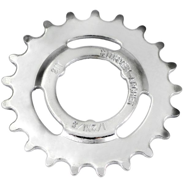 Sturmey-archer europa n.v. tandwiel sturmey archer 21t | 1 8 | bol | chroom