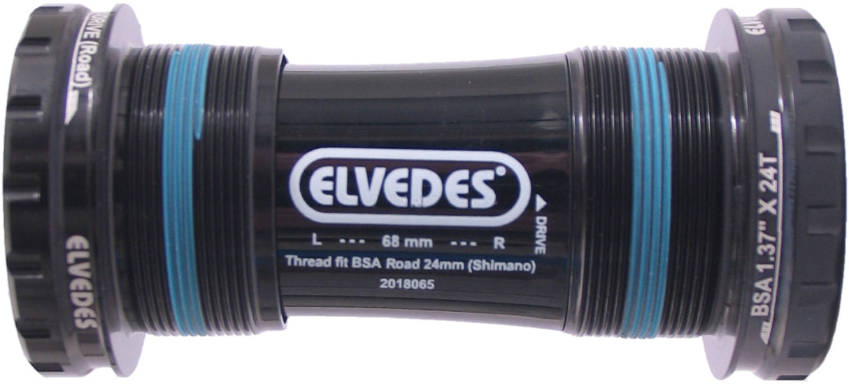 Trapas Elvedes Hollowtech Shimano Race 24Mm Zwart