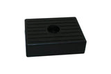 Rubber boottrailer kussen 130x100mm zwart