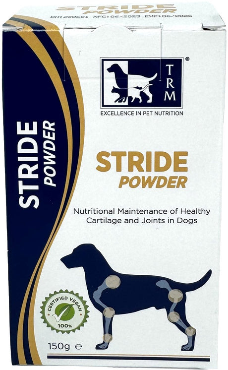 Trm glucosamine poeder honden - kraakbeen ondersteuning - 150 gr vegan supplement