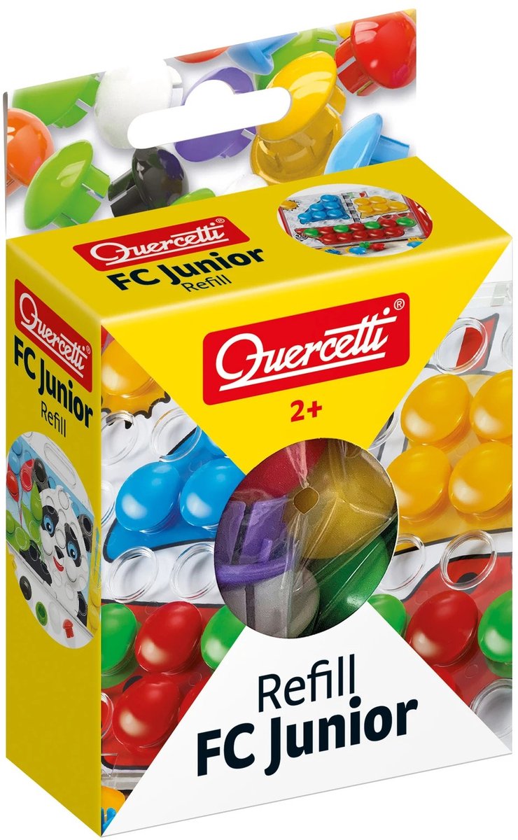 Quercetti pinnen fantacolor refill junior 33 mm 16 stuks