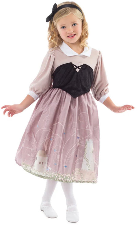 Little adventures - sleeping beauty jurk - met haarband – maat l (110-122)