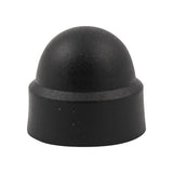 Dak gevel dak gevel afdekkap kunststof voor moer zwart ral9005 m10 | 50 stuks - 6305.50.01001