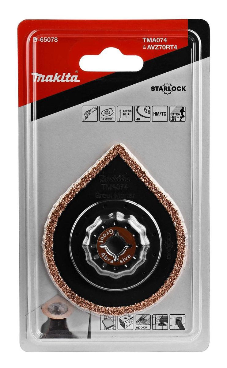 Makita tma074 schuurzool en frees 70mm tc hm riff k40