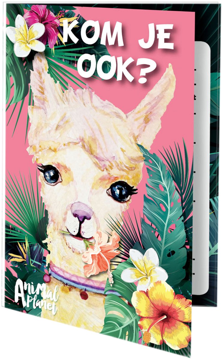 Imagegroup uitnodigingskaarten - alpaca - 6st.