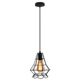 Homestyle pro homestyle mk012-b industriële hanglamp 19x22 cm zwart metaal