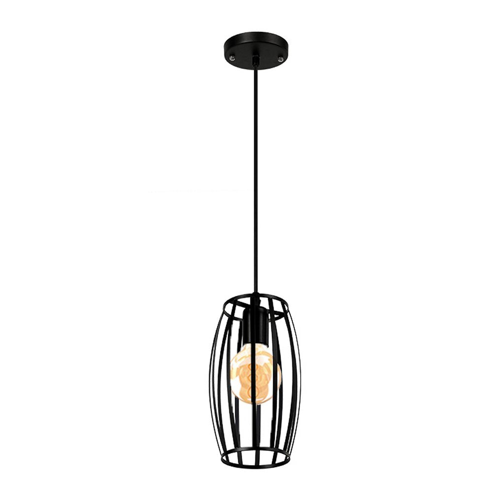 Homestyle Pro Homestyle MK011-B Industriële Hanglamp 14x23 cm Zwart Metaal