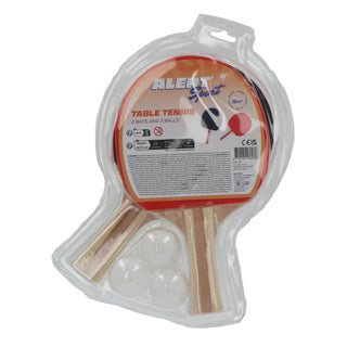 Alert sport tafeltennisset met 3 ballen