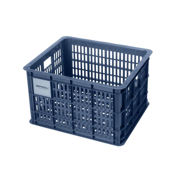 Basil fietskrat M - medium - 29.5 liter - blauw