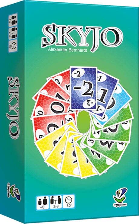 Geronimo games skyjo kaartspel - gezelschapsspel - 2-8 spelers - vanaf 8 jaar - magilano