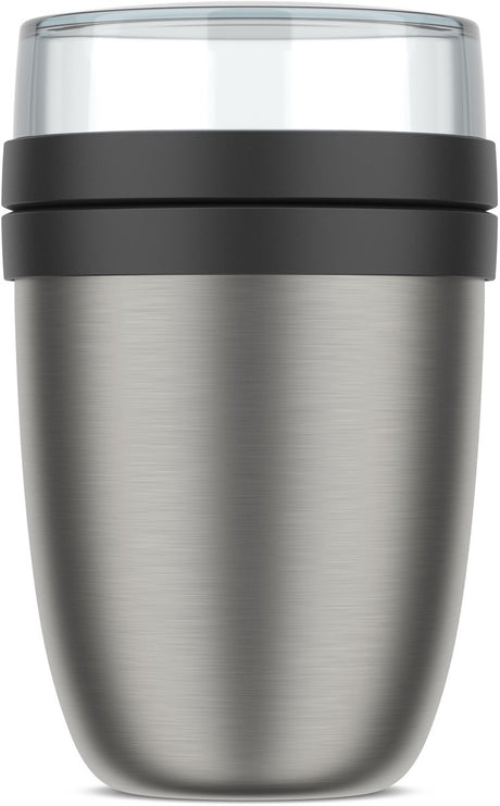 Mepal isoleer lunchpot ellipse - 500 ml - thermos lunchbox - nordic black