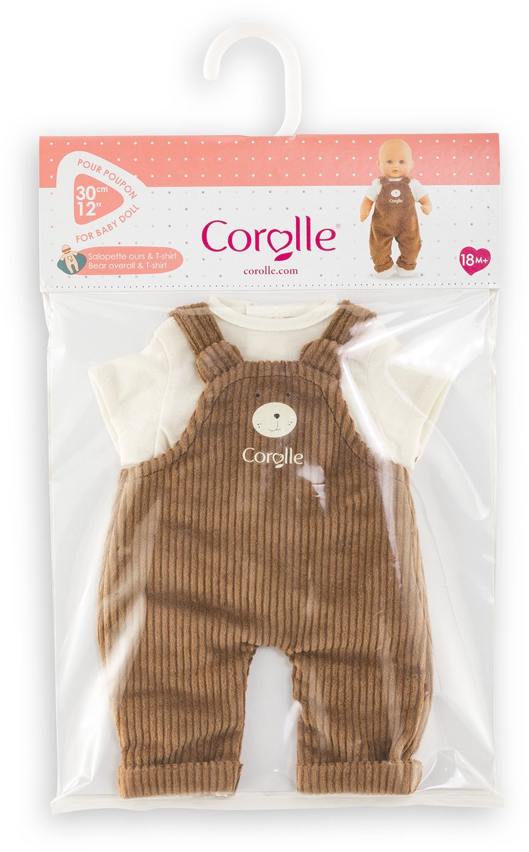 Corolle overall met t-shirt kleine ontdekker - 30cm