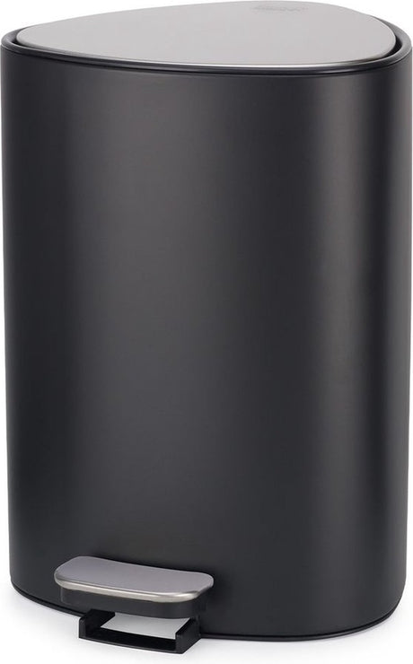Joseph joseph prullenbak – luxe soft-close pedaalemmer met binnenemmer opbergvak voor vuilniszakken - matt black