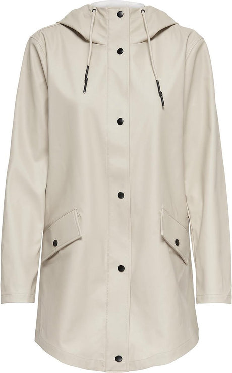 Only jas onlelisa raincoat otw noos 15261734 silver lining dames maat - s