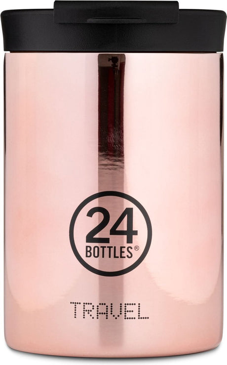 24bottles travel drinkfles 350 ml capaciteit - rose gold