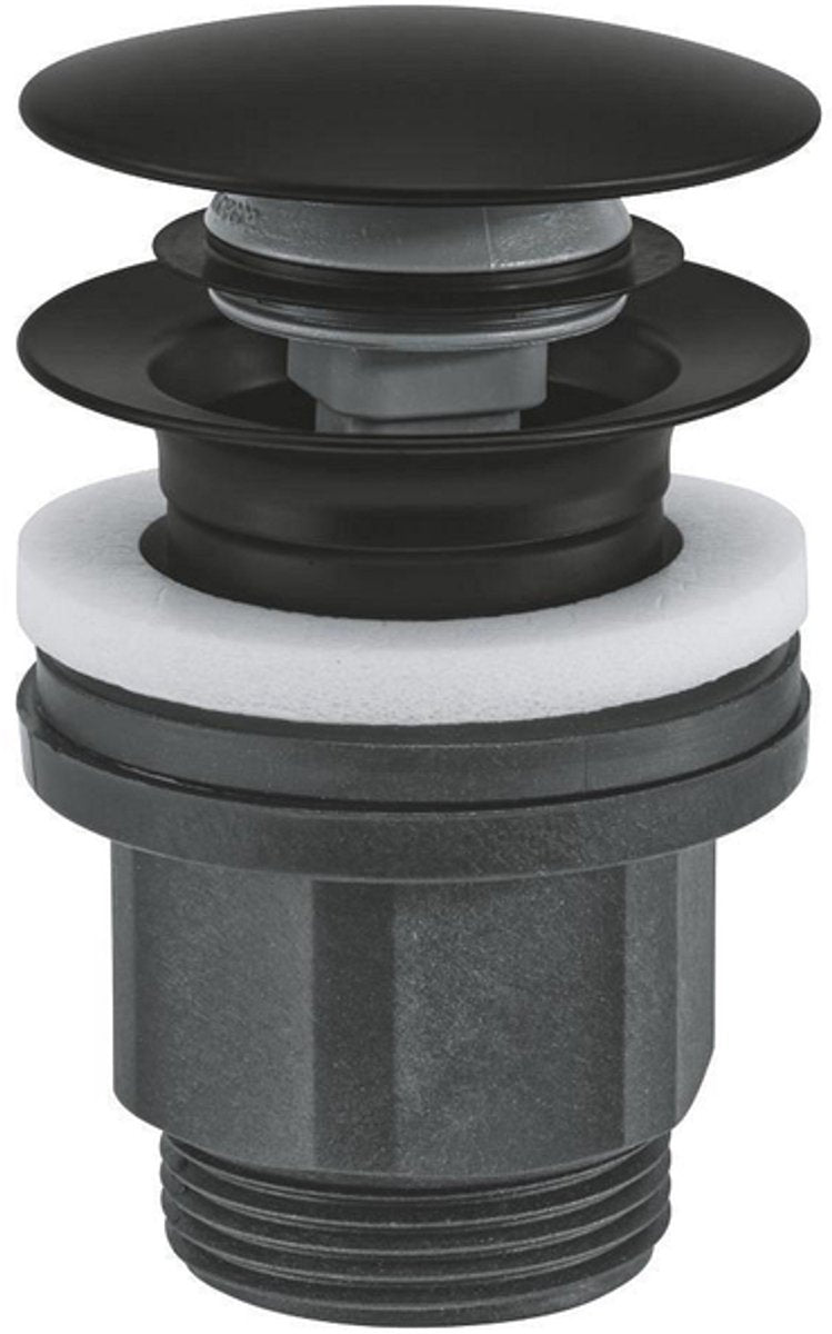 Grohe waste set - ã˜63mm - push open - matte black