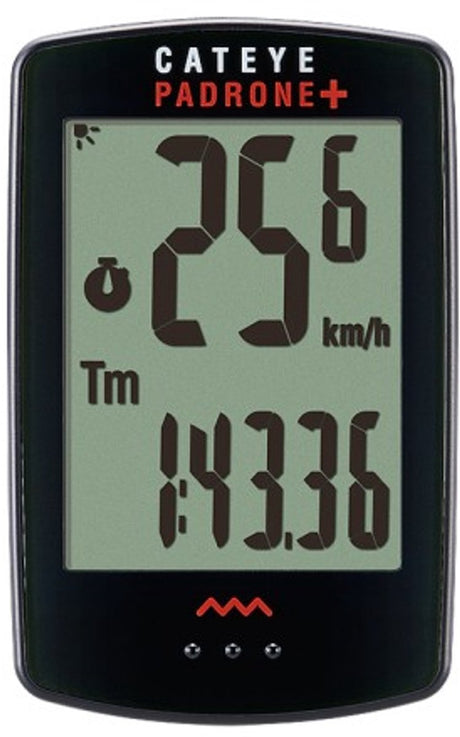Cateye padrone+ cc-pa110w fietscomputer - draadloos - zwart