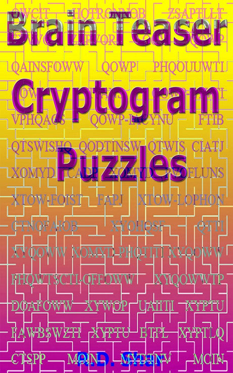 Merkloos sans marque brain teaser cryptogram puzzles