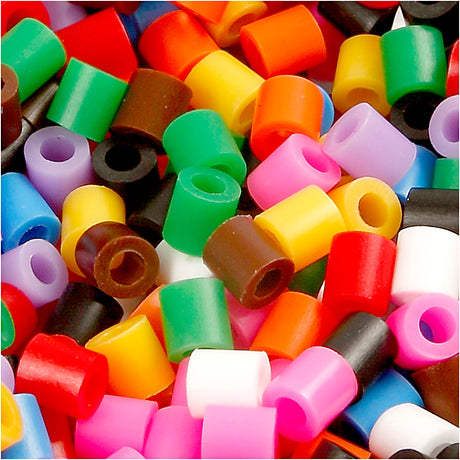 Creativ company https: www.cchobby.nl strijkkralen-afm-5x5-mm-gatgrootte-2-5-mm-medium-standaardkleuren-5000-stuk-1-emmer