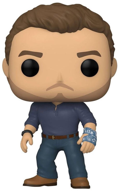 Funko jurassic world - pop! movies owen grady 9 cm verzamelfiguur - multicolours