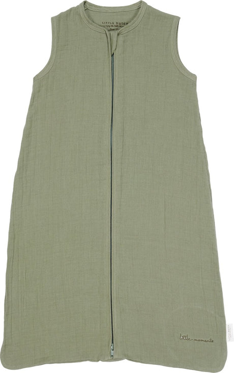 Little dutch slaapzak zomer hydrofiel 90 cm - groen - little farm
