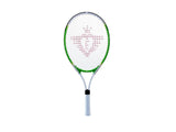 Engelhart tennisracket met hoes en 2 ballen - groen