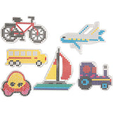 Creativ company https: www.cchobby.nl onderplaat-auto-vliegtuig-boot-trekker-bus-en-fiets-afm-9x9-5-11x16-cm-medium-6-stuk-1-doos