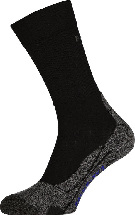 Falke tk2 cool anti-blaar dik lyocell functioneel materiaal wandelsokken heren zwart - maat 39-41
