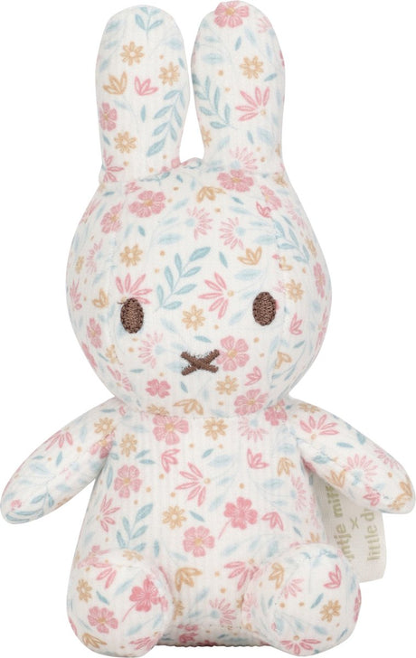Nijntje x little dutch lucky all-over knuffel - 15 cm - blossom