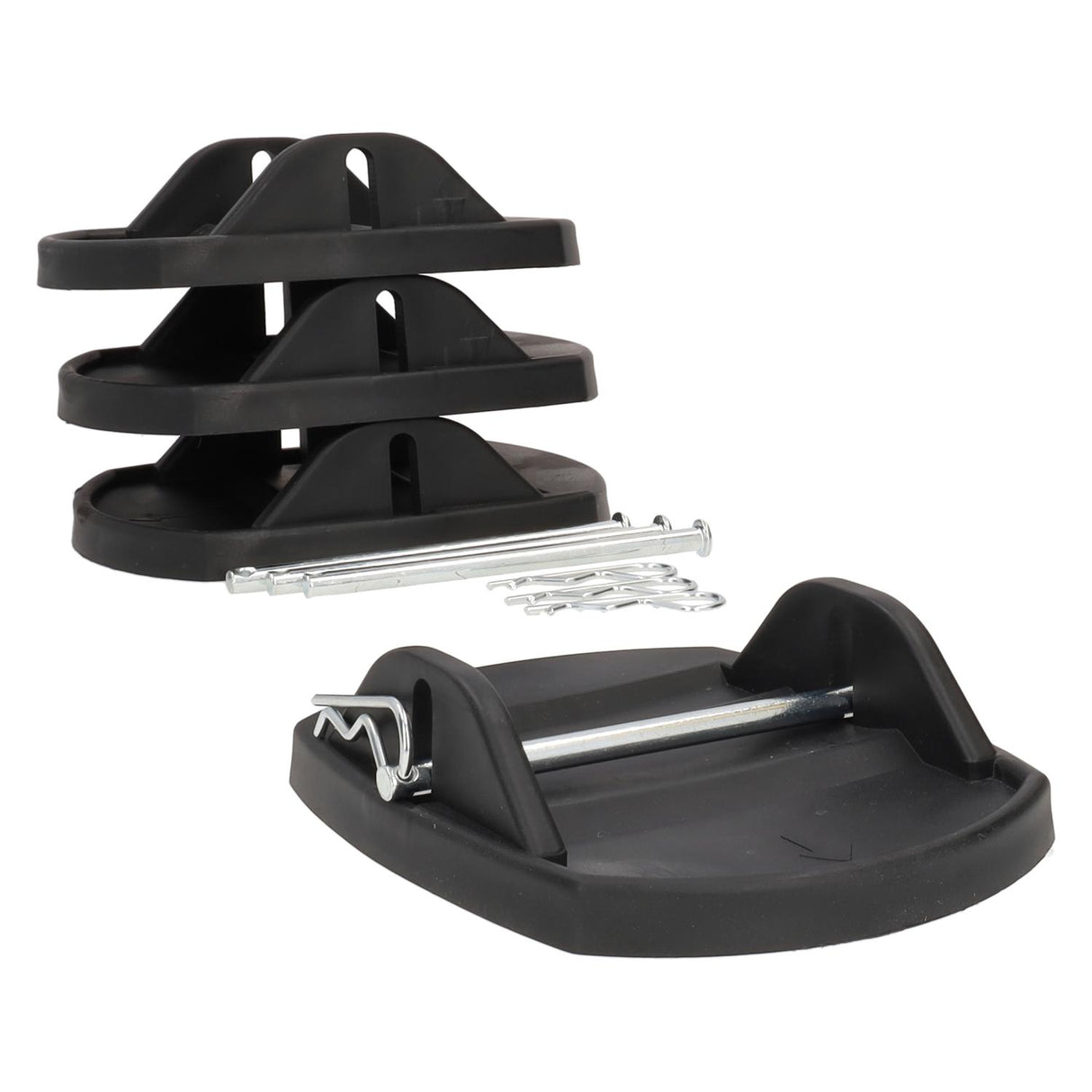 Carafoot plus onderplaten uitdraaisteun - set van 4 stuks