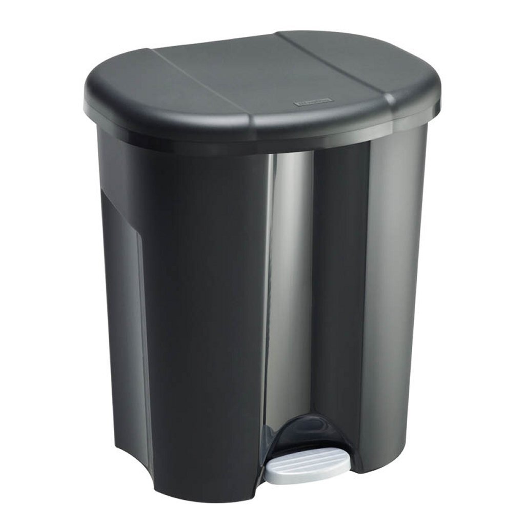 Rotho trio afvalemmer 10l + 2x15l zwart